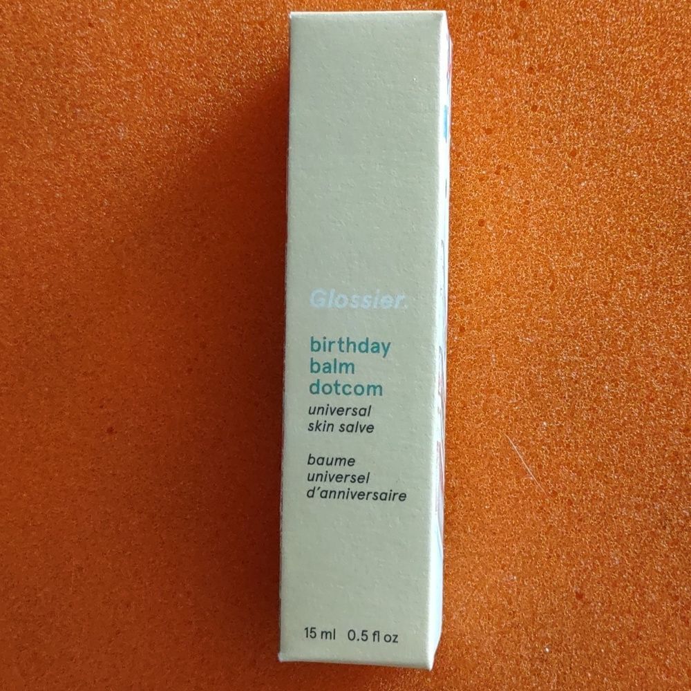 NIB Glossier Balm Dotcom Birthday Cake